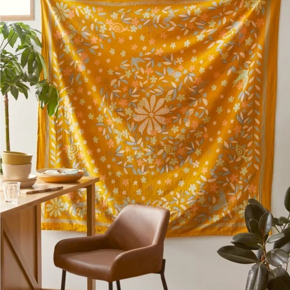 Urban outfitters Marlon Floral Medallion Tapestry